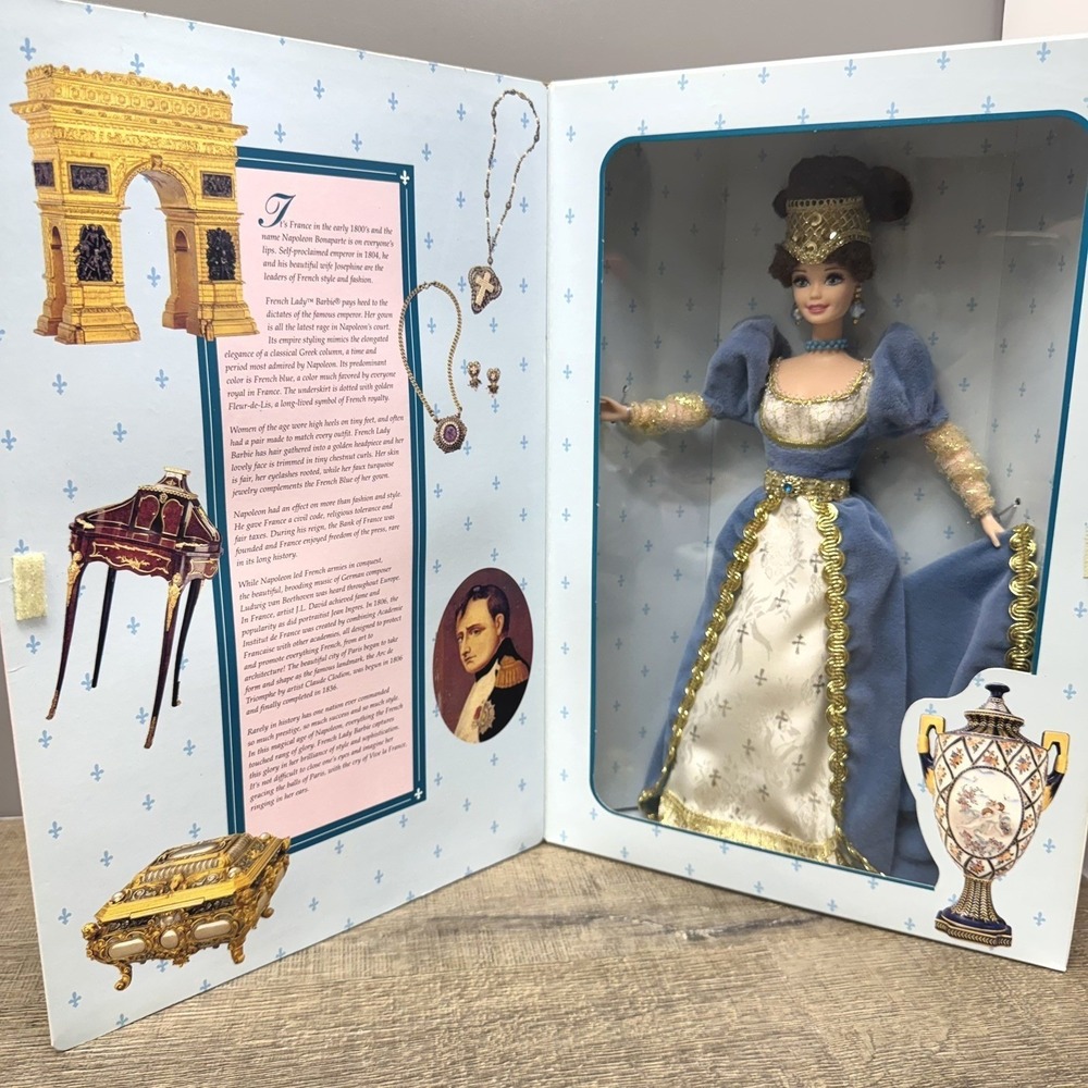 1996 French Lady Barbie Doll - The Great Eras Collection Mattel #16707 NRFB New